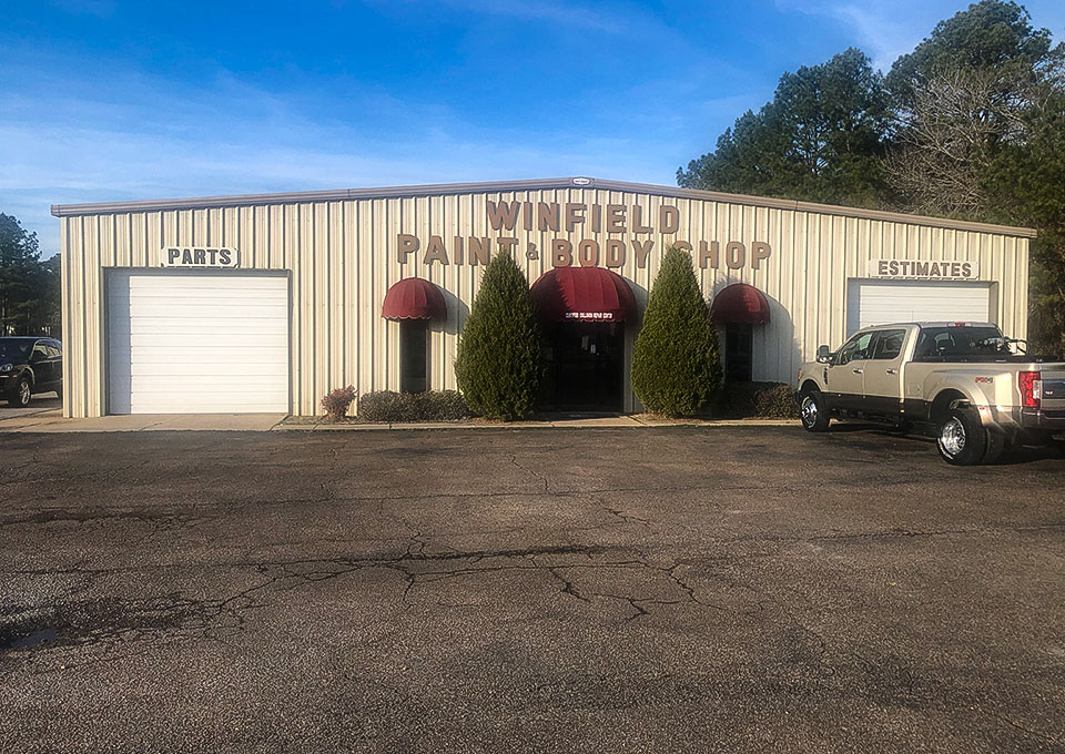 winfield-storefront Winfield Paint and Body Shop
